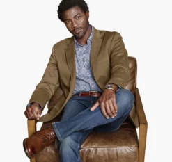 Washed Cotton Blazer - 04901819-S