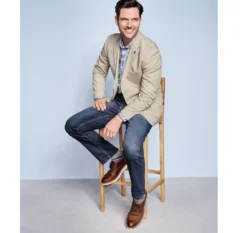 Washed Cotton Blazer - 04901833-M -Johnston Murphy Deals Store 491833 master 3 scaled