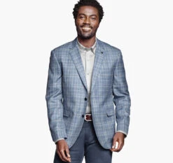 Windowpane Blazer - 04901835-XXL
