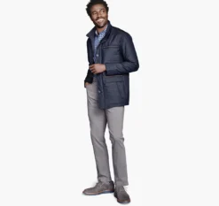 Perforated Quilted Jacket - 04903145-XXL -Johnston Murphy Deals Store 493145 master 2 scaled