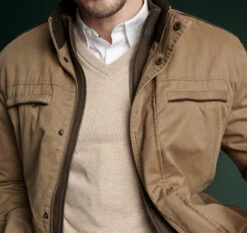 Antique Cotton Jacket - 04903146-XXL 7 Antique Cotton Jacket - 04903146-XXL -Johnston Murphy Deals Store 493146 alt 2