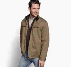 Antique Cotton Jacket - 04903146-XXL