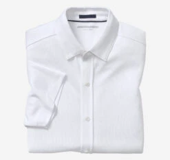 Vintage Birdseye Button-Front Shirt - 07405680-3XL