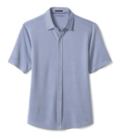 Vintage Birdseye Button-Front Shirt - 07405681-XXL -Johnston Murphy Deals Store 745681 master 2 scaled