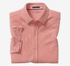 Vintage Birdseye Button-Front Shirt - 07405684-XXL