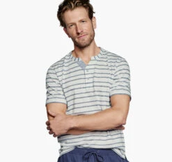 Short-Sleeve Henley - 07405685-S -Johnston Murphy Deals Store 745685 master 3