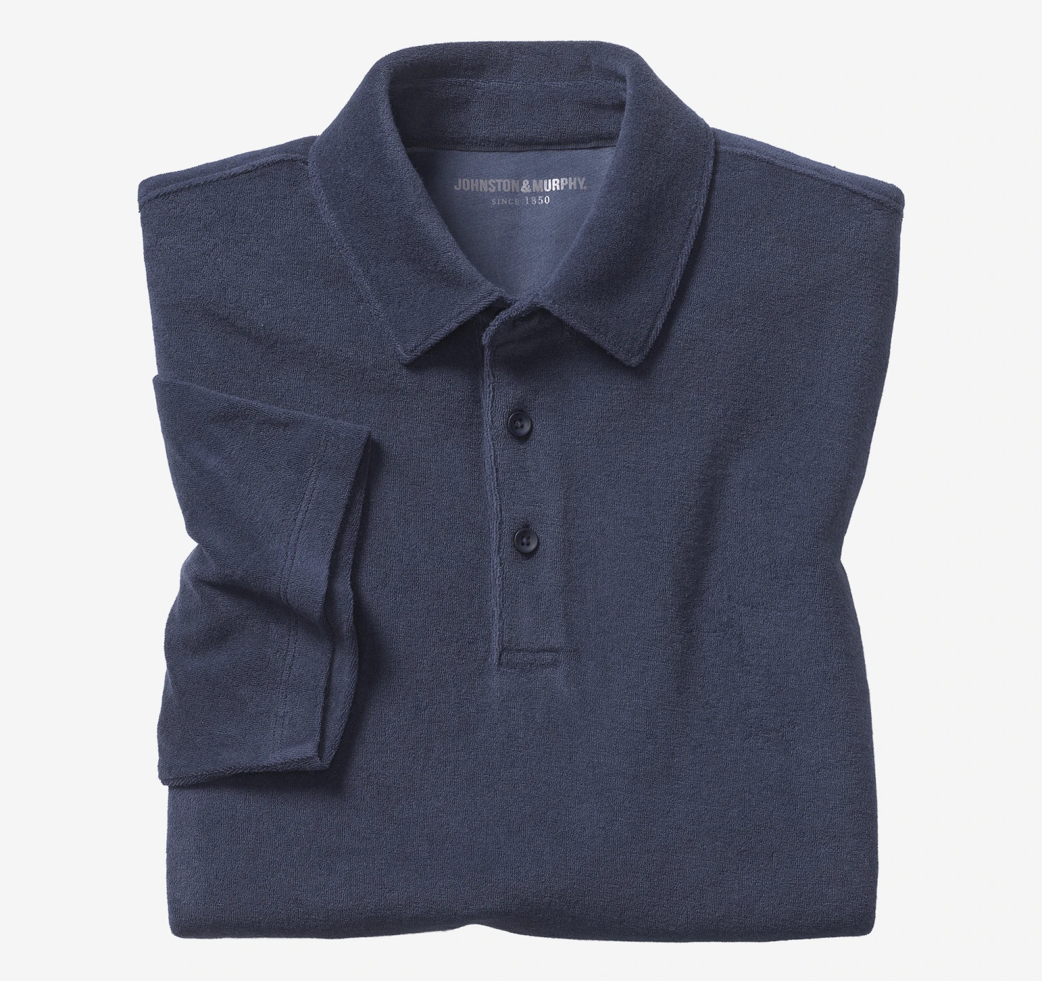 Pima Cotton-Blend Terry Polo - 07405804-XXL 1 Pima Cotton-Blend Terry Polo - 07405804-XXL