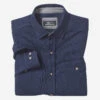 XC Flex® Stretch Indigo Long-Sleeve Shirt - 07405936-S