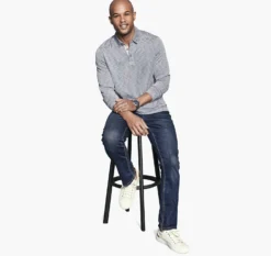 Vintage Slub Long-Sleeve Polo - 07406533-XXL -Johnston Murphy Deals Store 746533 master 2 scaled