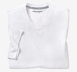 Vintage Slub V-Neck Tee - 07408797-XXL