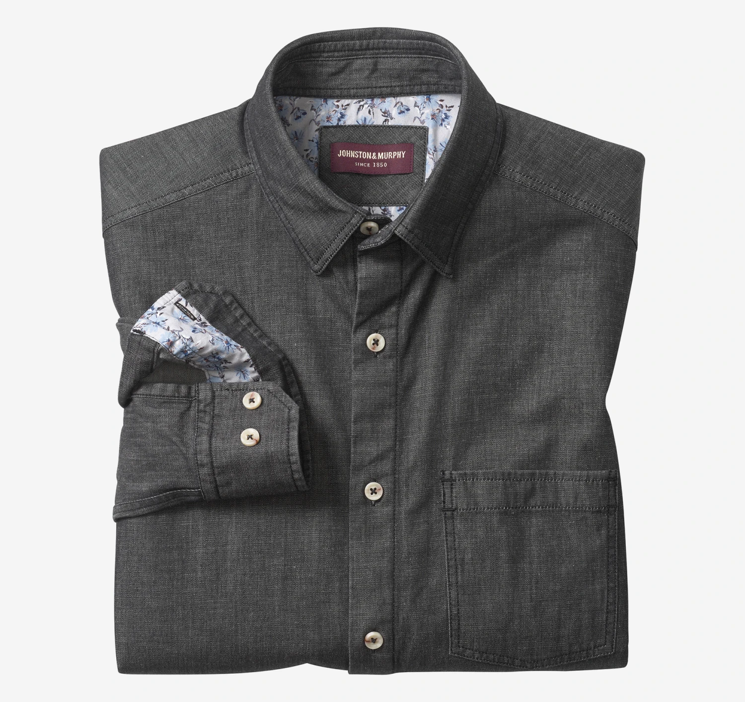 Washed Denim Shirt - 07409408-XXL 1 Washed Denim Shirt - 07409408-XXL