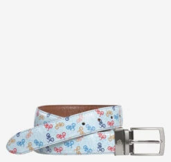 Reversible Printed Leather Belt - 07508093-44