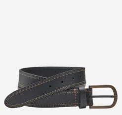 Double Contrast Stitched Belt - 07508430-36